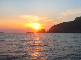 Sailing vacation in the Aegean Sea