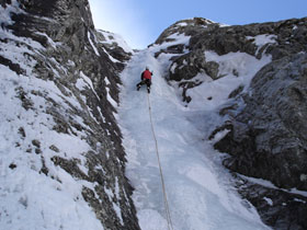 Winter activity vacation in the French Alps