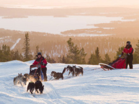 Winter holiday in Finnish Lapland