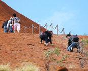 Climbing Uluru