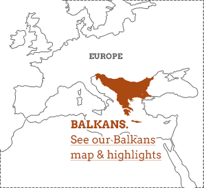 balkan mountains map