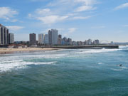 Durban coastline, KwaZulu-Natal. Photo by Richard Madden