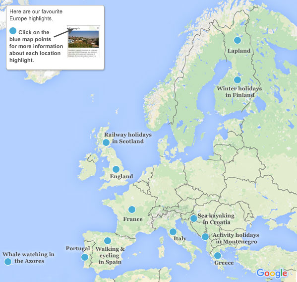 Where to go in Europe. Europe highlights and best places
