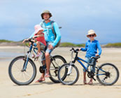 Family cycling holidays