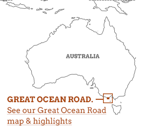Great Ocean Road Map Great Ocean Road Travel Guide
