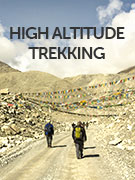 High altitude trekking