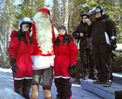 Fly-in Father Christmas tours