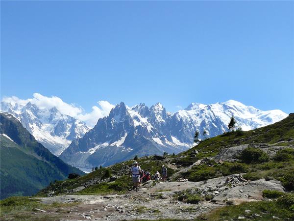 Mont Blanc Circuit trek, with hotel accommodation