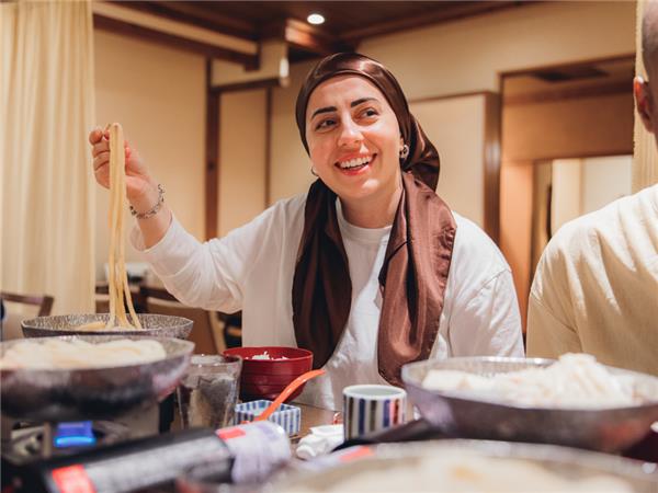 Japan group vacation, a food adventure