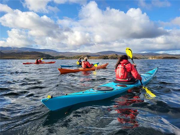 Learn to kayak in the Scottish Highlands