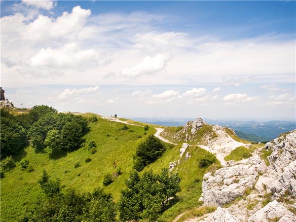Hiking in the Balkan mountains