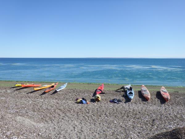 Sea kayaking in Patagonia, Chile