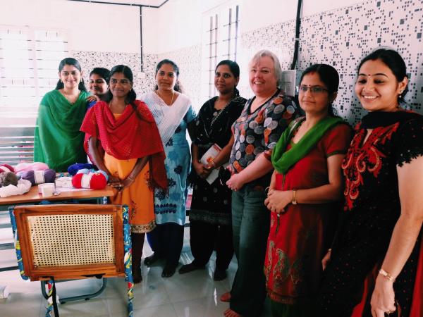 Over 50s volunteering in India