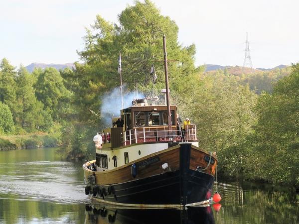 Caledonian Canal cruise in Scotland, via Loch Ness