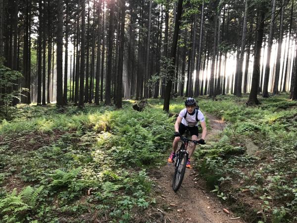 Single track cycling vacation in Poland