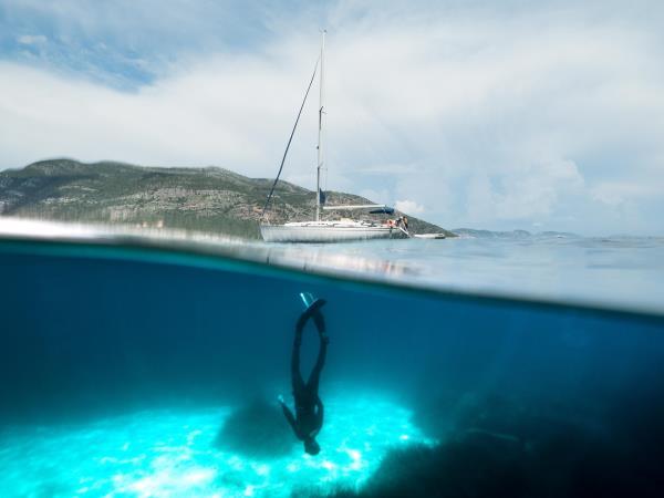 Freediving and sailing vacation in Greece