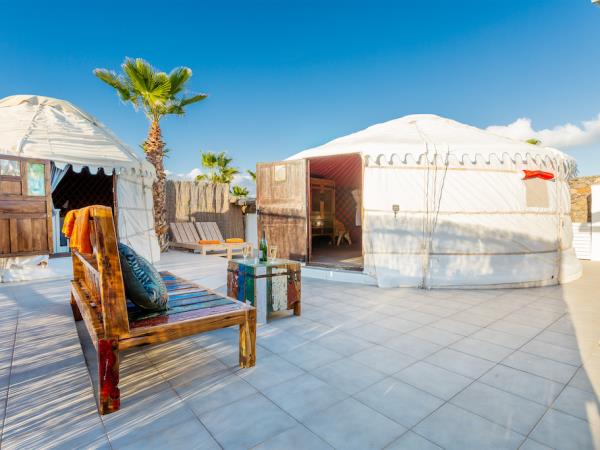 Family eco yurt in Lanzarote