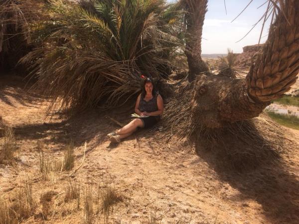 Painters retreat in Moroccan desert