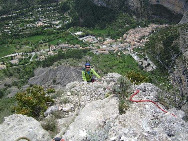 Rock climbing vacation in the French Alps