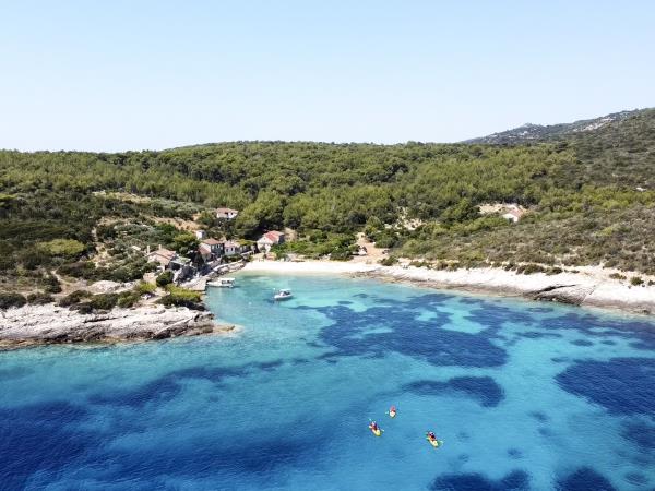 Kayak and biking vacation, Vis Island Croatia