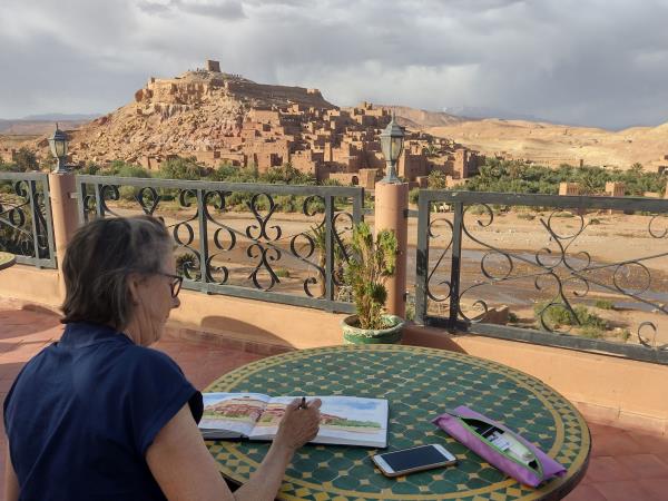 Painting vacation in Morocco