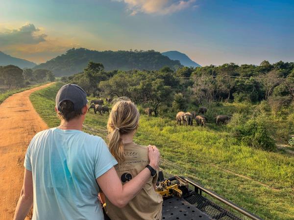 Elephant family conservation vacation, Sri Lanka 