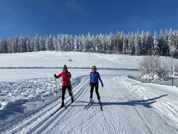 Cross country skiing vacation in France