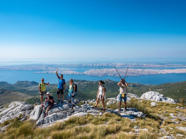 Croatia hiking vacation for sun and sea lovers