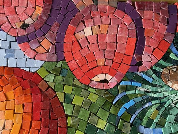 Art retreat in Greece, Smalti mosaics