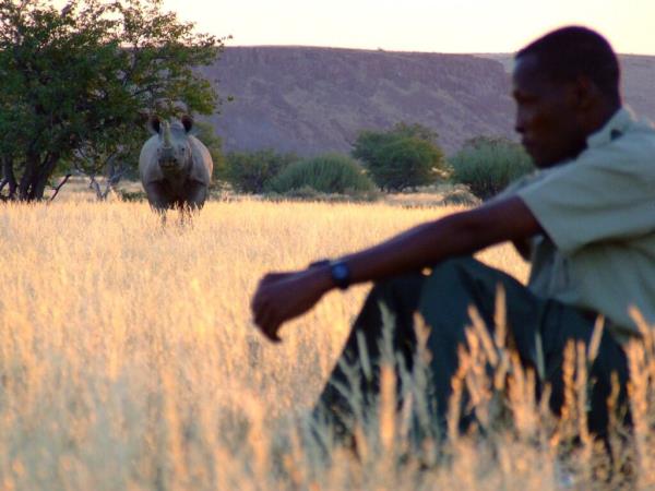 Namibia rhino tracking vacation