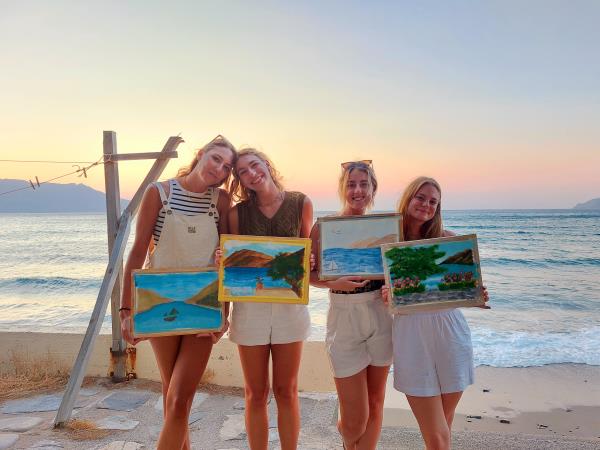 Walking and painting vacation in Crete