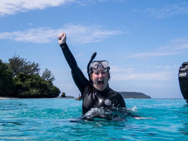 Swim with humpback whales in Tonga 