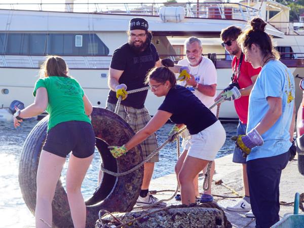 Marine conservation diving vacation, Croatia
