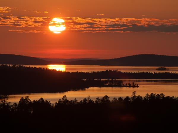 Finland under the midnight sun vacation