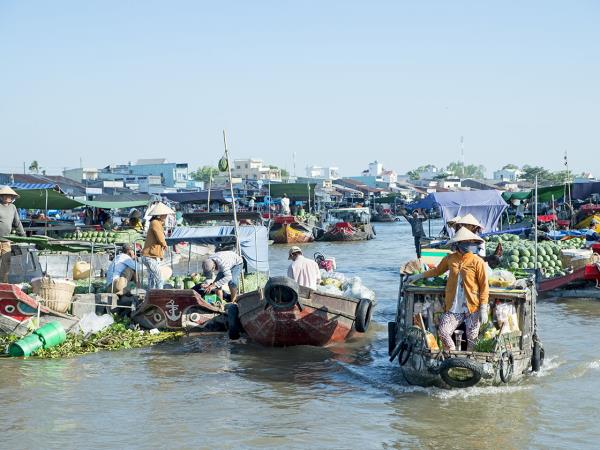 Indochina 21 day small group tour, Along the Mekong
