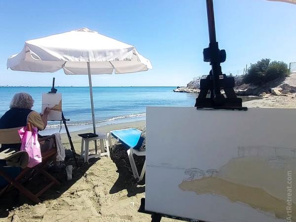 Cyprus painting vacation