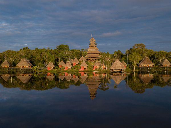 Amazon Rainforest luxury wildlife lodge, Ecuador