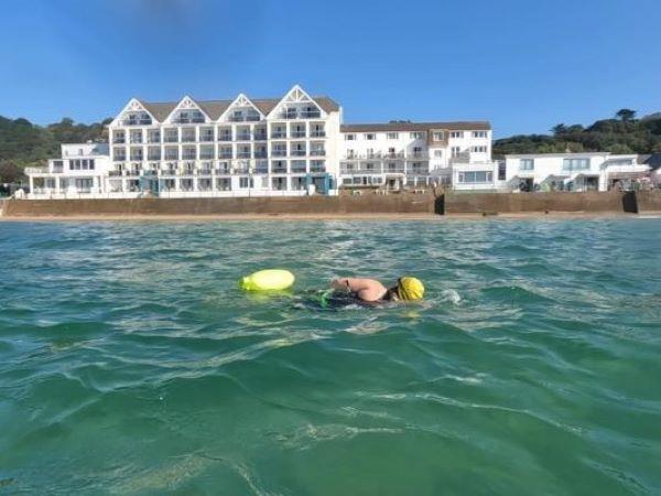 Jersey swimming vacation in the Channel Islands