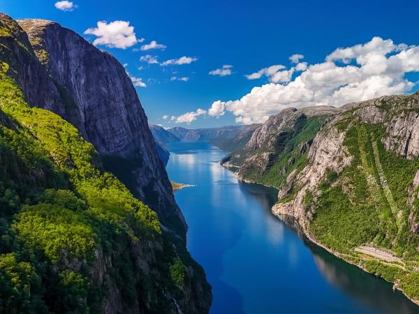 Hiking in the Fjords of Southern Norway