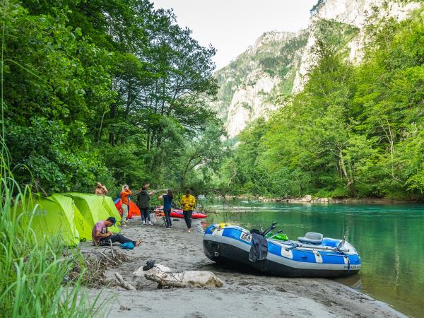 Vjosa river packrafting vacation Albania