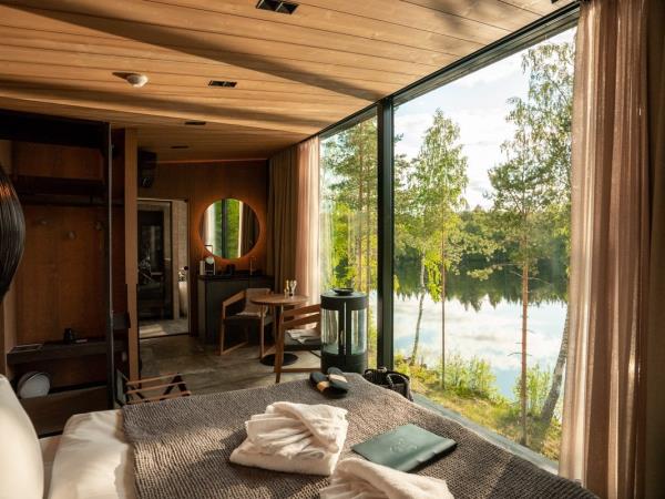 Luxury midnight sun summer holiday in Sweden