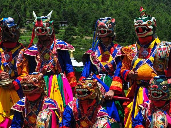 Bhutan trekking and festivals vacation