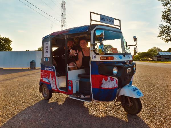 Cambodia self drive Tuk Tuk small group adventure