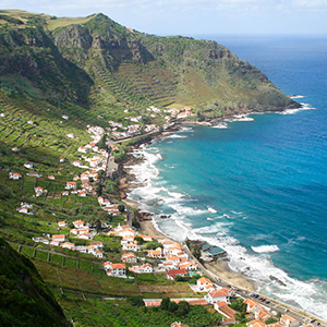 Azores map & highlights