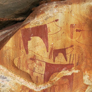 Laas Geel rock art in Somaliland