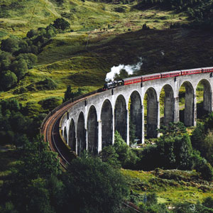 Rail tours through the Scottish Highlands