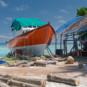 Maldives map & highlights