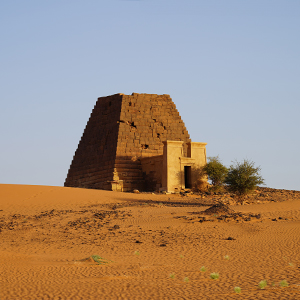 The Meroe Pyramids in Sudan