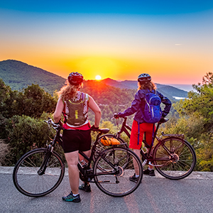 European cycling holidays map & highlights 