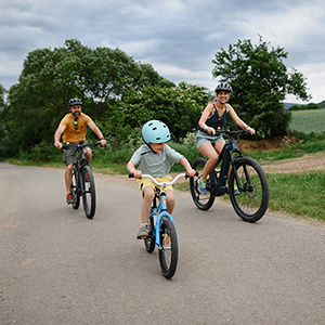 Family cycling holidays in Europe